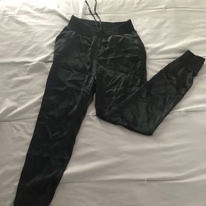 Black Silk Joggers